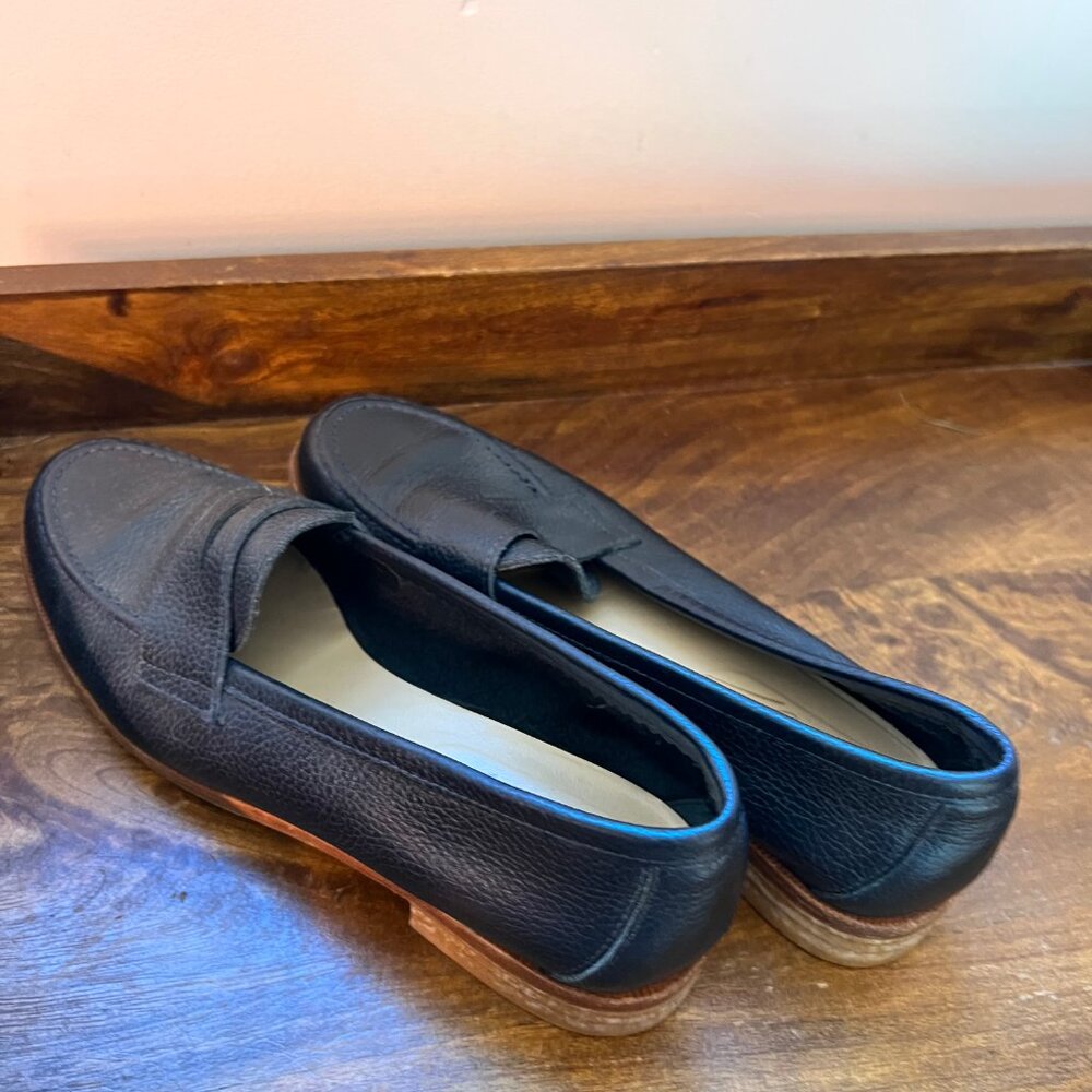 Bravo Java Navy Leather Loafers - image 5